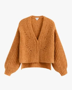 Cuyana Alpaca Wool Cropped Cardigan* Clothing