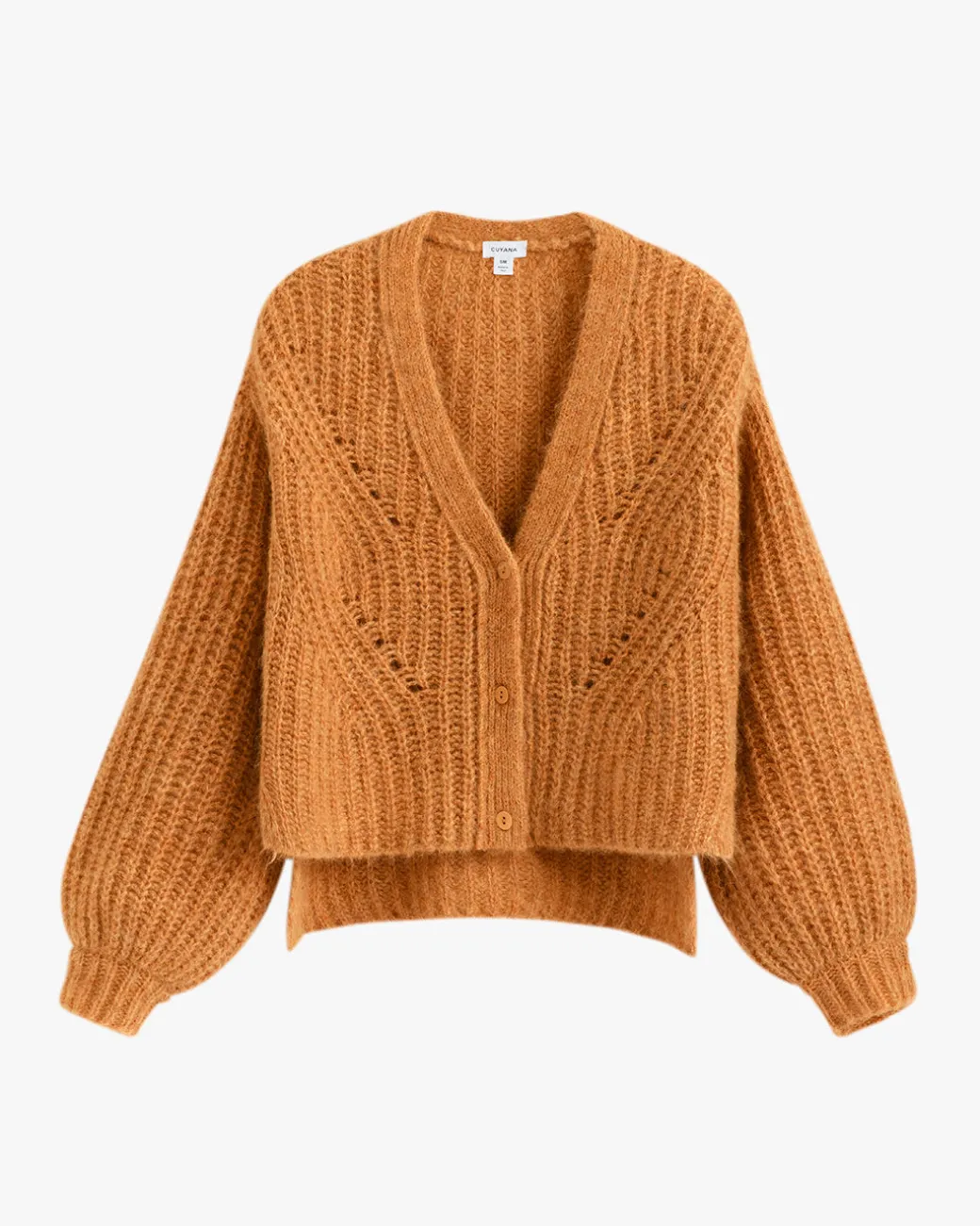 Cuyana Alpaca Wool Cropped Cardigan* Clothing
