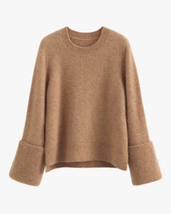 Cuyana Alpaca Wool Rolled Cuff Sweater* Clothing
