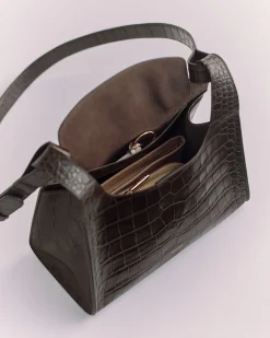 Cuyana Double Loop Bag (Croco)* Mini Totes And Crossbodies | Bags