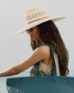 Cuyana Open Weave Wide Brim Ecuador Hat* Accessories