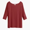 Cuyana Organic Pima Drape-Back Top* Clothing
