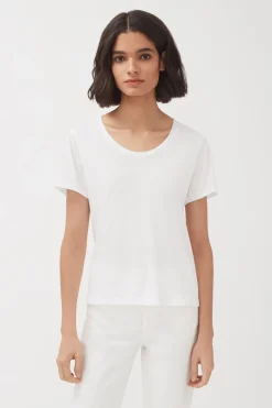 Cuyana Pima Scoop Neck Tee* Clothing