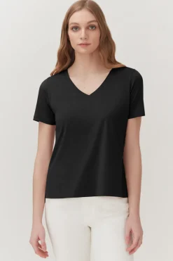 Cuyana Pima V-Neck Tee* Clothing