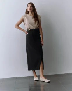 Cuyana Ponte Pencil Skirt* Clothing
