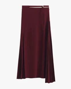 Cuyana Silk Pleated Side Skirt* Clothing