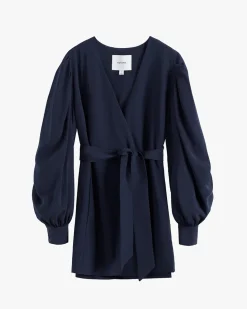 Cuyana Silk Puff Sleeve Wrap* Clothing