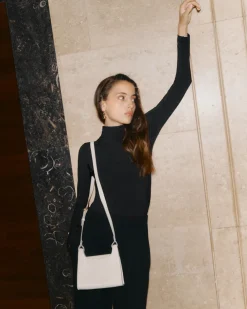 Cuyana Slim Back Slit Turtleneck Tee* Clothing