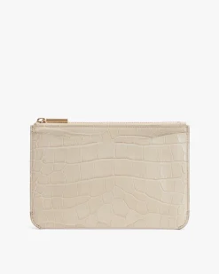 Cuyana System Zipper Pouch (Croco)* Bag Organizers | Small Leather Goods