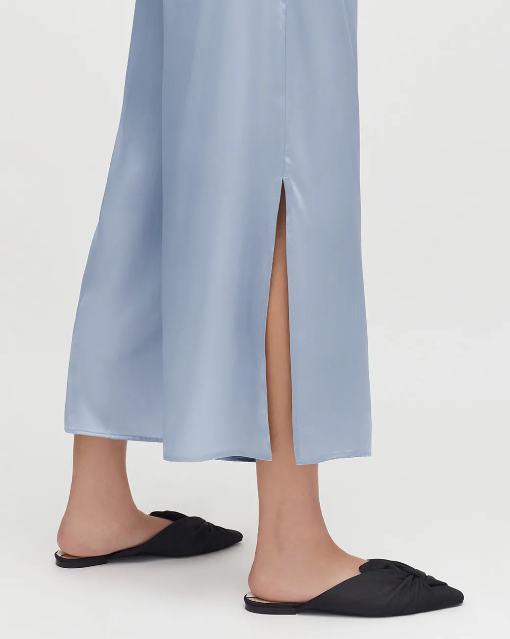 Cuyana Washable Charmeuse Cropped Wide-Leg Pant* Clothing