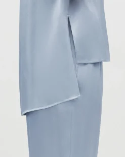 Cuyana Washable Charmeuse High-Low Top* Clothing