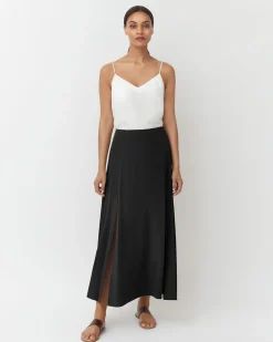 Cuyana Washable Silk Maxi Skirt* Clothing